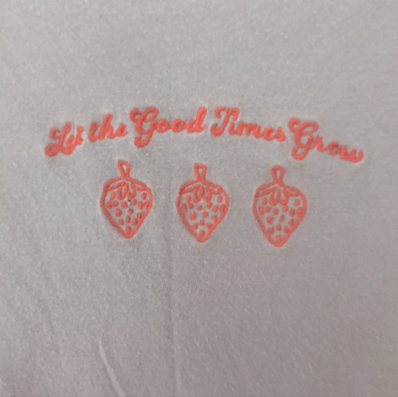 Forever 21 Purple Strawberry Tee - Picture 3 of 4